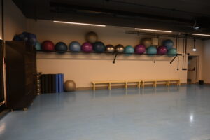 Gimnasio de edificio reformado