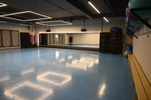 Gimnasio de edificio reformado